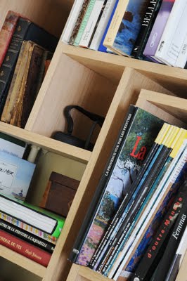 Modules indépendants en latté chêne. Fixation invisible.